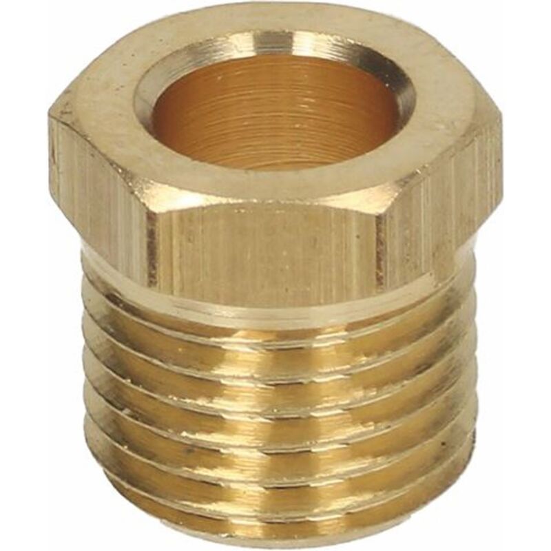 foto del prodotto raccordo per tubo d. 6mm. mod.140 150 160 filetto m10x1 mm altezza 10,5 mm