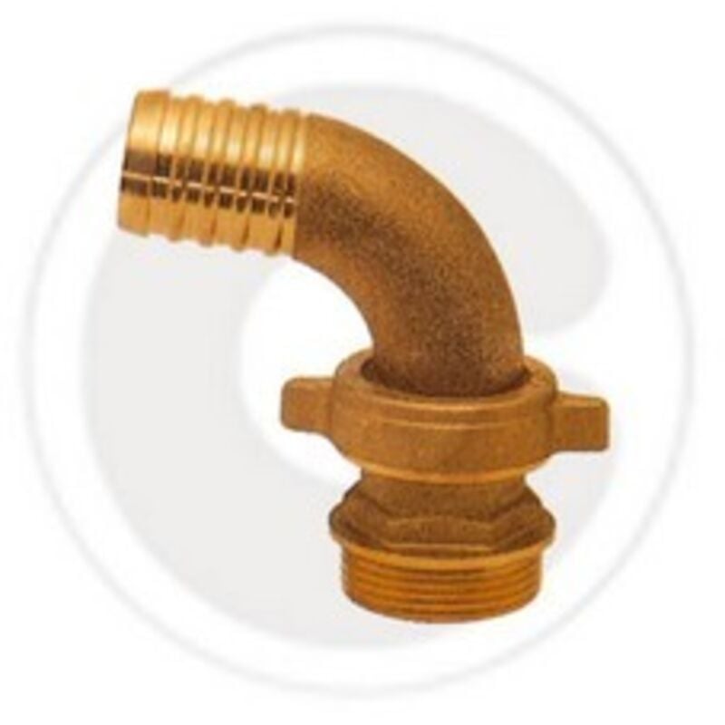 foto del prodotto raccordo portagomma 3 pz curvo in ottone per tubi 1 1 2 x 40 mm