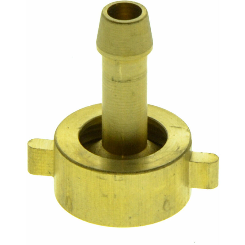 foto del prodotto raccordo portagomma in ottone dritto con ghiera per tubo irrorazione d8mm x 1 2