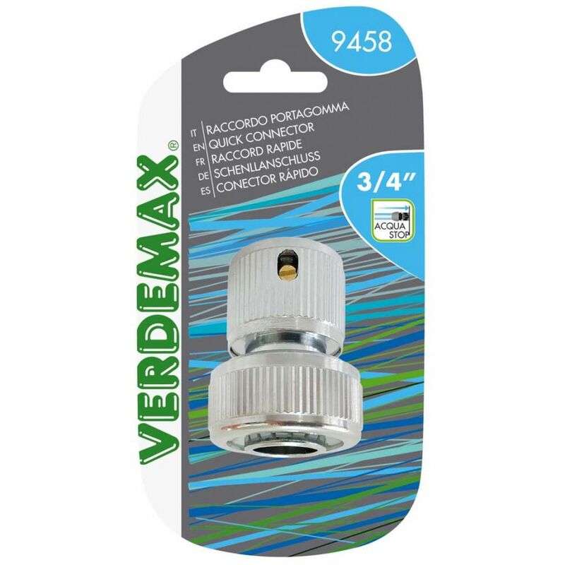 foto del prodotto raccordo portagomma ottone cromato 3 4 verdemax