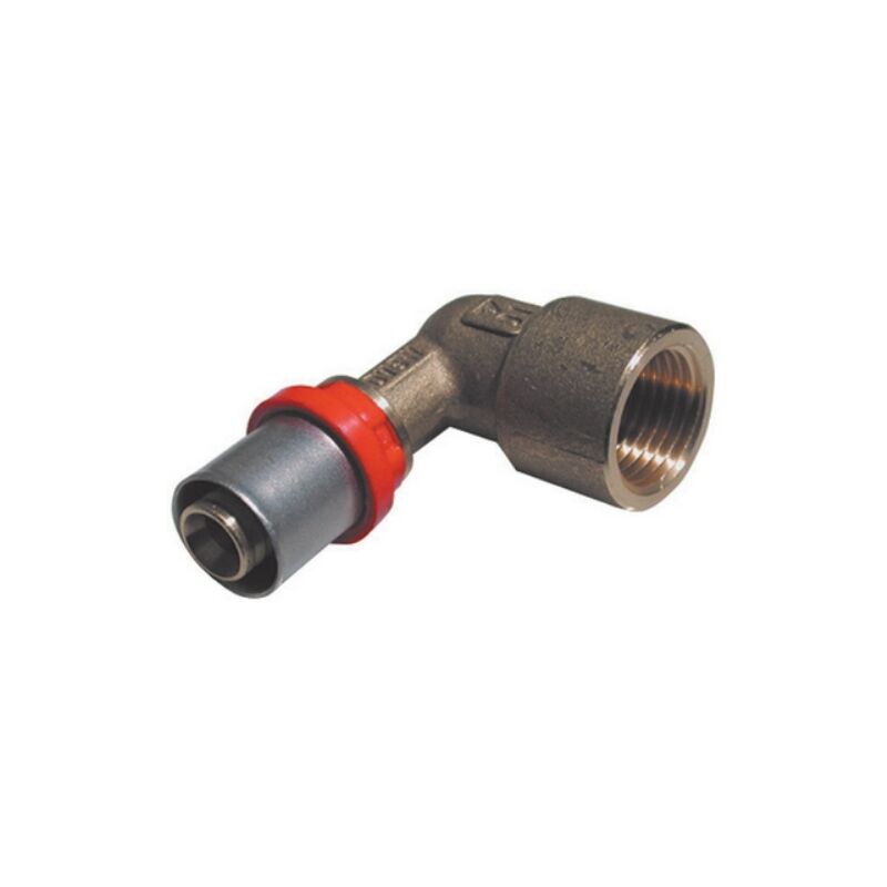 foto del prodotto raccordo press curvo femmina 1 2 x 16 conf faidf