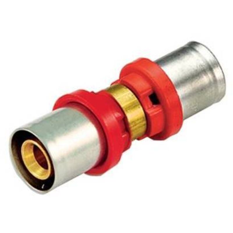 foto del prodotto raccordo press diritto doppio compact 26 x 3,0 -26 x 3,0 tiemm