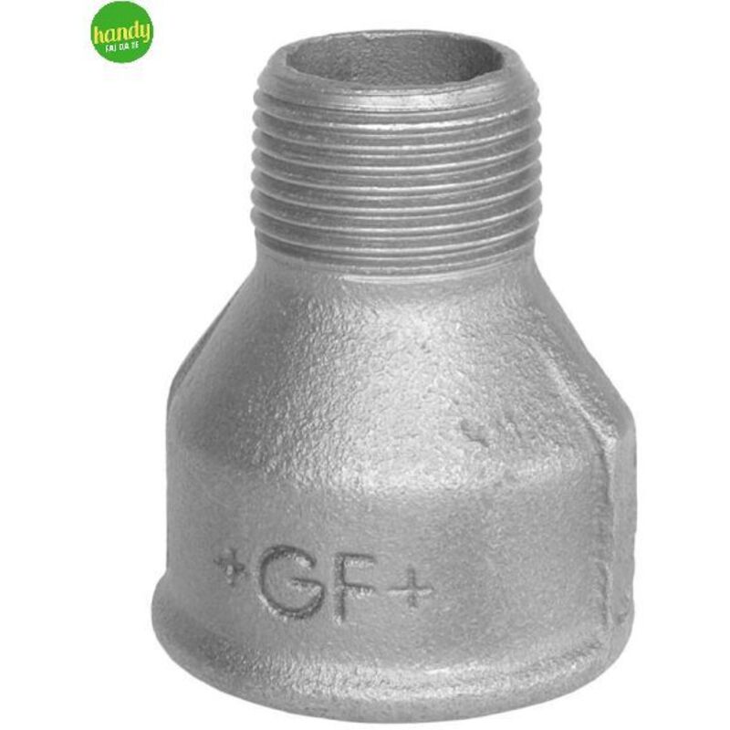 foto del prodotto raccordo ridotto maschio femmina in ghisa malleabile zincato f11/4 xm1 georg fischer