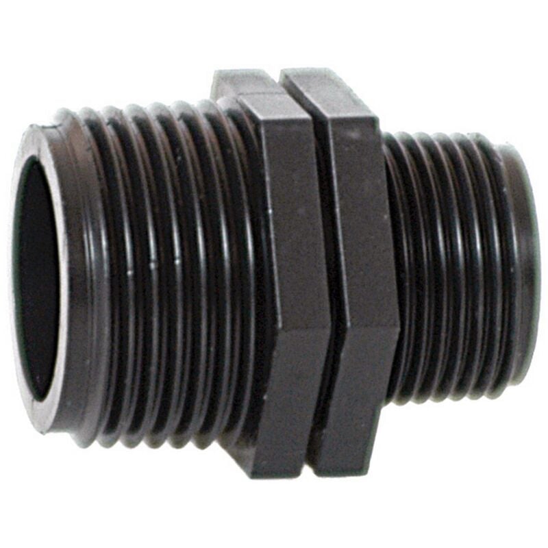 foto del prodotto raccordo riduzione nipplo in nylon per tudi da giardino diametro da 3 4 x 1 2