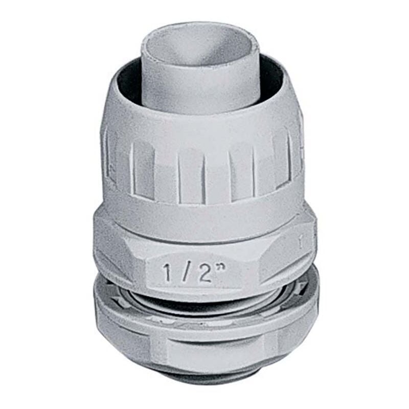 foto del prodotto raccordo stagno guaina scatola elettrocanali 20 mm ip65 2 pz.