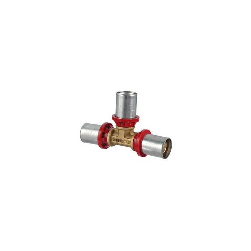 foto del prodotto raccordo tee a pressare per multistrato 26x26x20