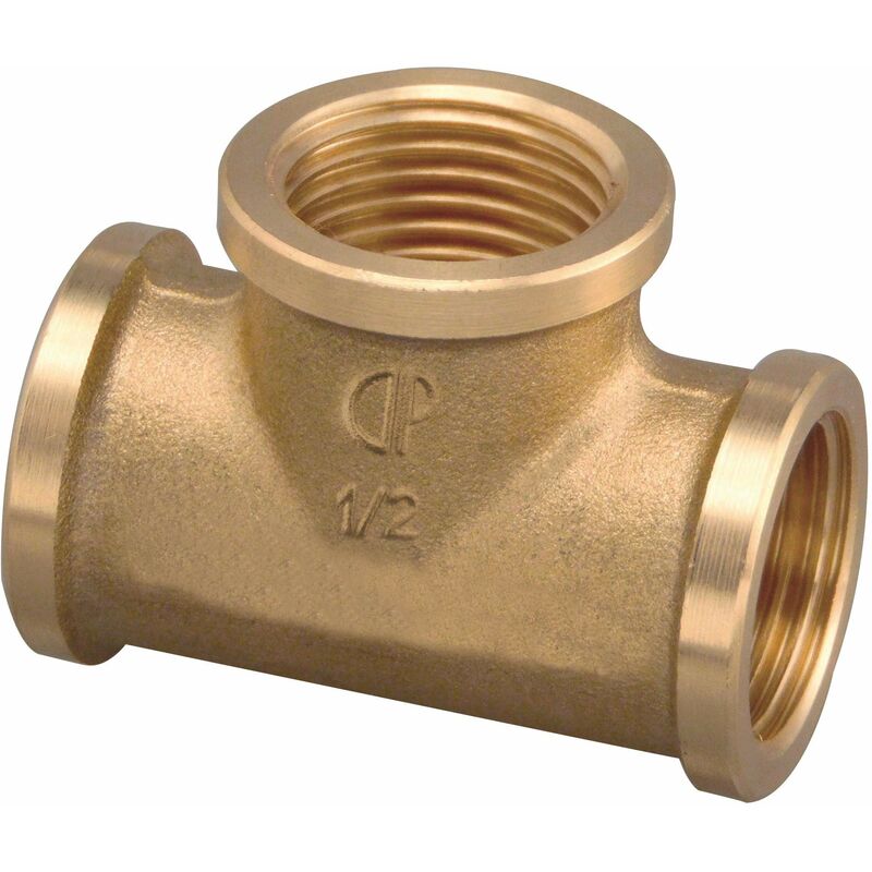 foto del prodotto raccordo tee femmina fp pattaroni f005 ottone 3 8 