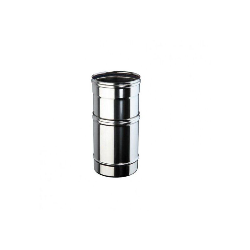 foto del prodotto raccordo telescopico in acciaio inox diametro 80 mm