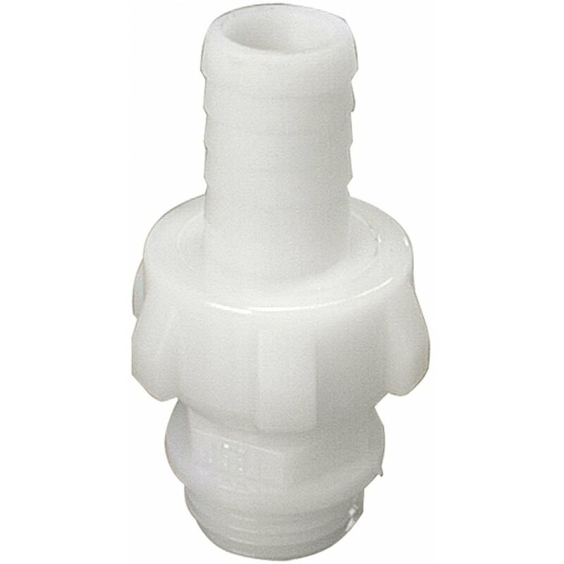 foto del prodotto raccordo tre pezzi diritto portagomma con accoppiamento conico per tubi flessibili - 40 x 1'1 2