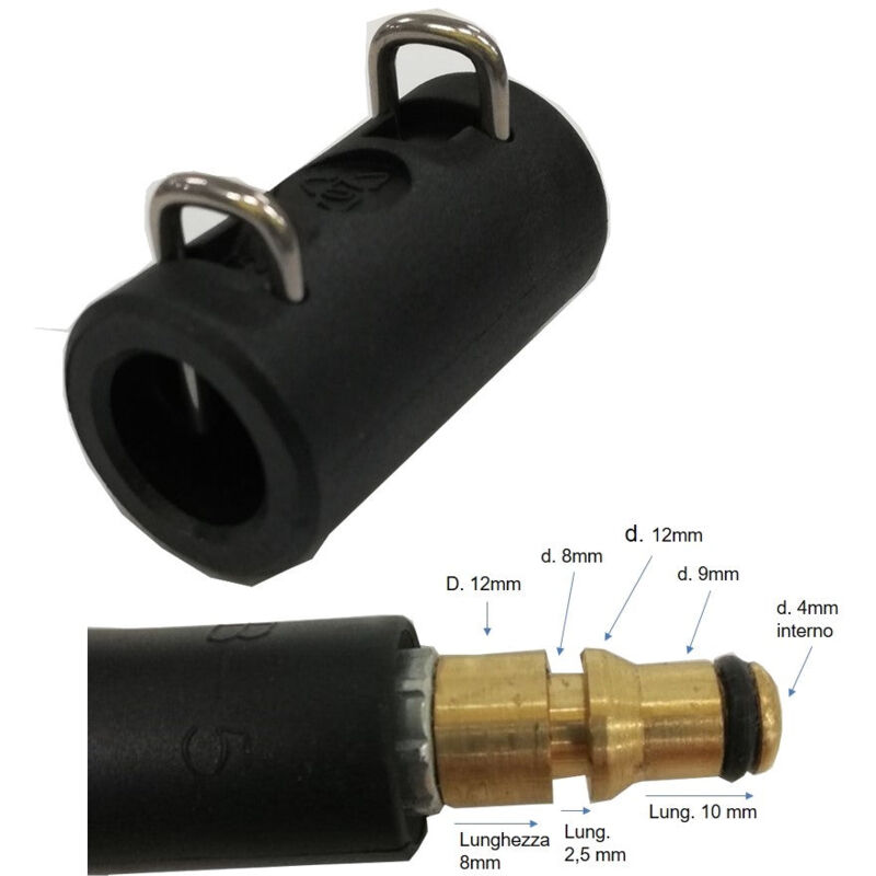foto del prodotto raccordo tubo 41586 ricambi idropulitrice annovi rev black decker