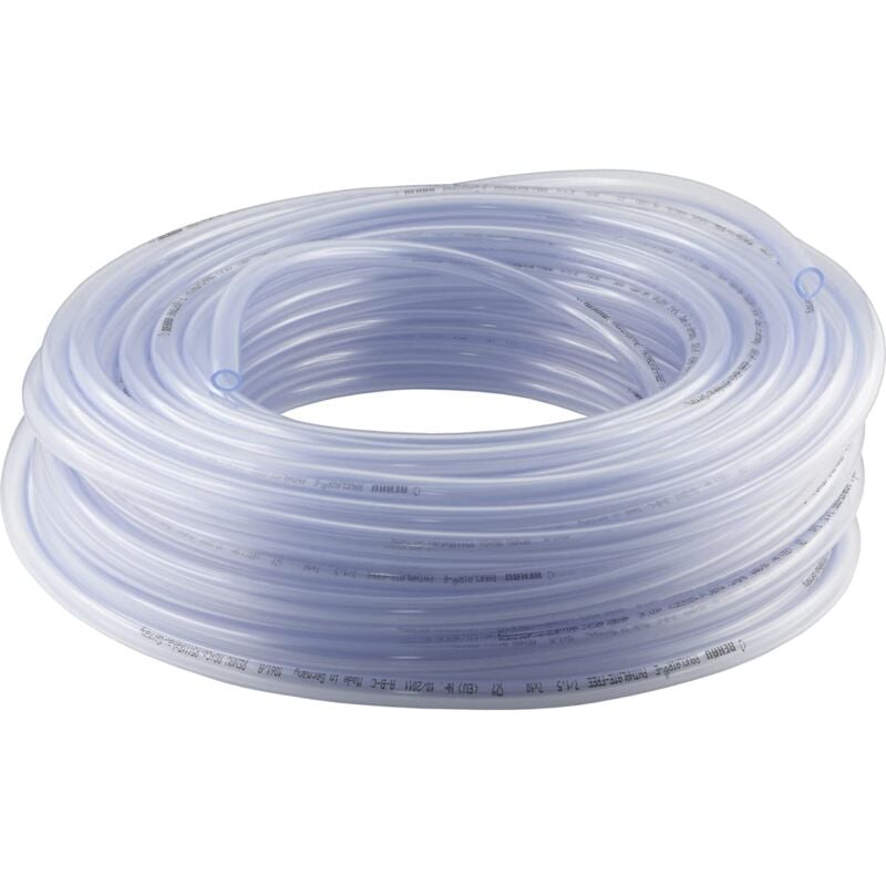 foto del prodotto raccordo tubo in pvc da 25 metri senza inserto in tessuto di qualit alimentare, per acqua potabile, succo di frutta e limonata interno x esterno 