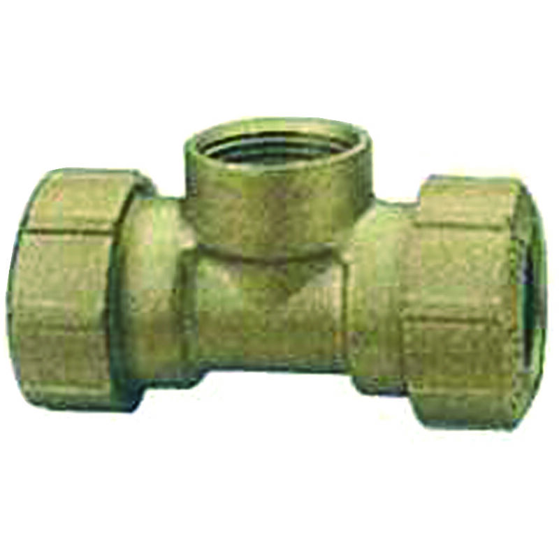 foto del prodotto raccordo vx a t femmina per tubo polietilene art.035 f 3 4 x mm.25