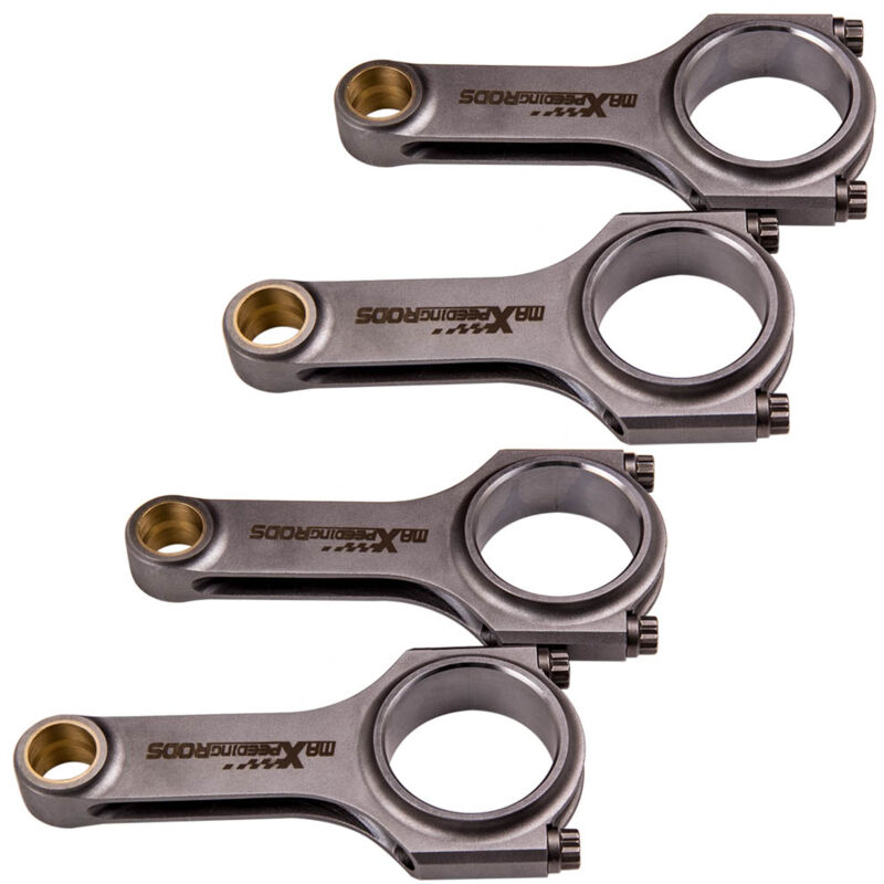 immagine 0 del prodotto racing 4340 en24 connecting rod bielle for ford escort rs2000 mk5 mk6 149.25mm
