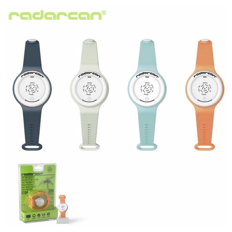 foto del prodotto radarcan braccialetto personale repellente per zanzare colori modelli assortiti