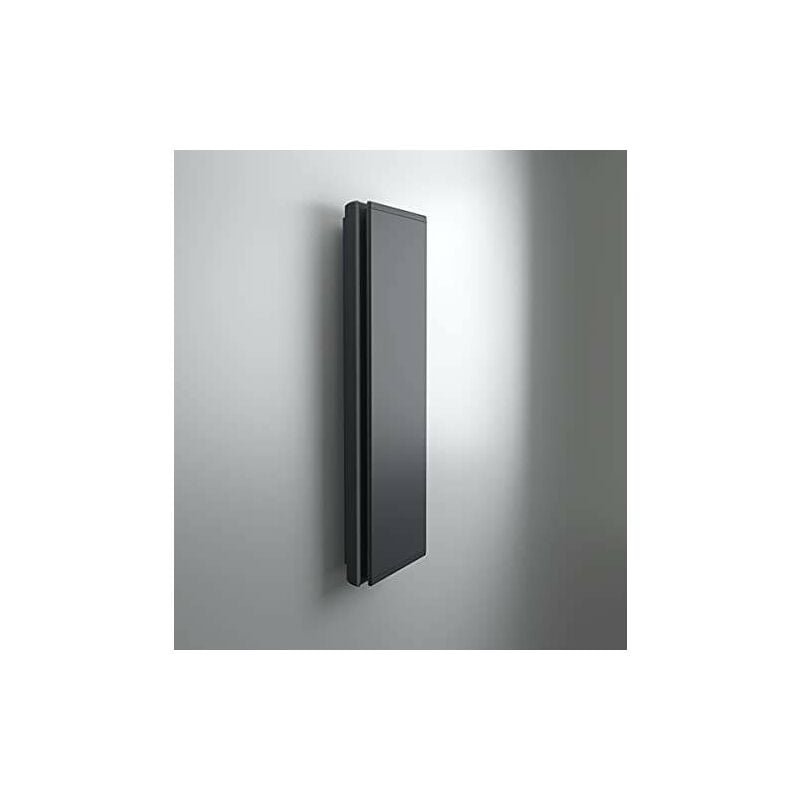 foto del prodotto radialight radiatore elettrico verticale 110x 45 cm colore antracite icon ico10111 nero opaco