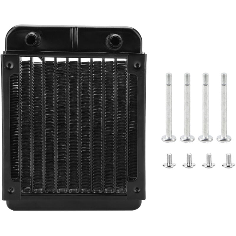 foto del prodotto radiateur de refroidissement par eau 120 mm ordinateur cpu refroidissement par eau radiateur refroidisseur radiateur 10 tubes