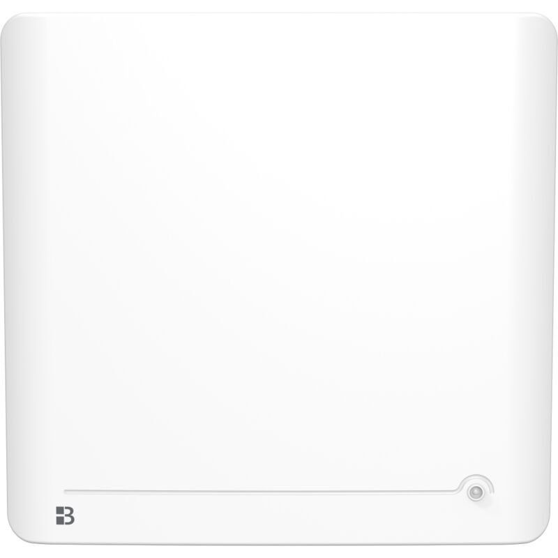 foto del prodotto radiateur lectrique fixe inertie s che c ramique 1000w, d tecteur de pr sence et thermostat interchangeable bestherm diane horizontal blanc