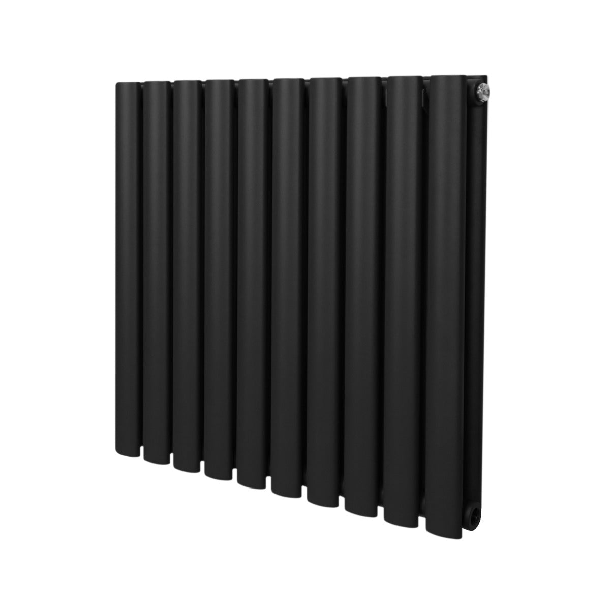 foto del prodotto radiatore a colonna ovale - 600 mm x 600 mm - nero