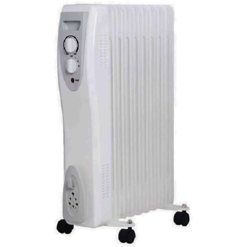 foto del prodotto radiatore ad olio or2000-9 stufa elettrica - interno 9 elementi 2000w - bianco
