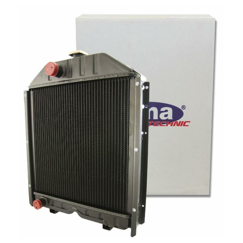 foto del prodotto radiatore ama per trattore in alluminio adattabile al rif. originale fiat 5143883