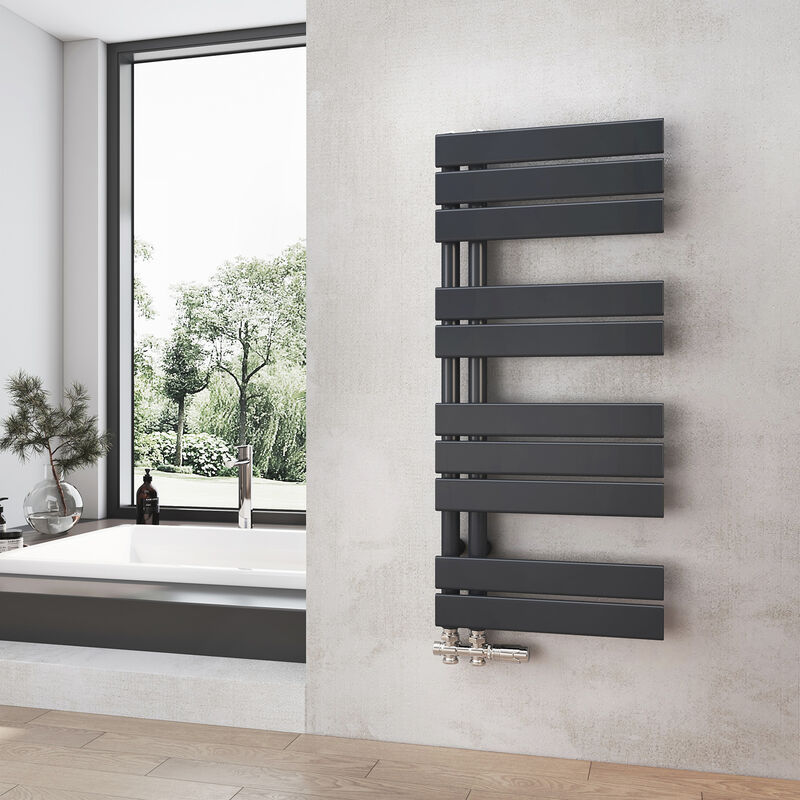 foto del prodotto radiatore bagno antracite scaldasalviette 400 x 899 mm radiatore bagno scaldasalviette heilmetz