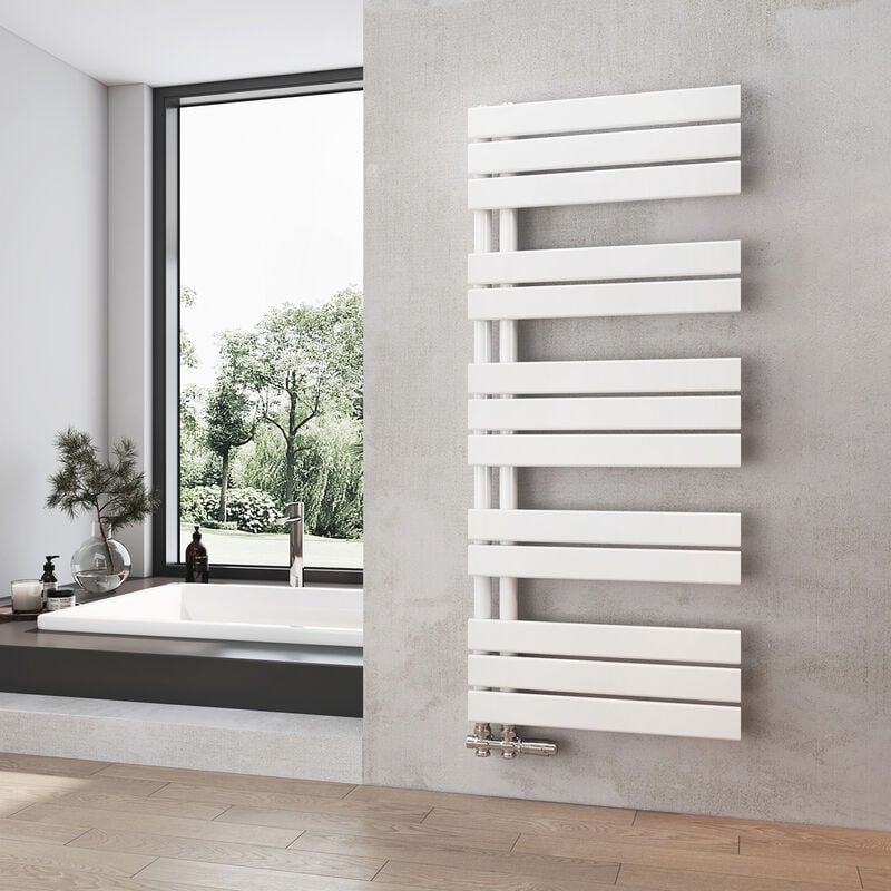 foto del prodotto radiatore da bagno bianco scaldasalviette 500 x 1176 mm radiatore da bagno scaldasalviette heilmetz