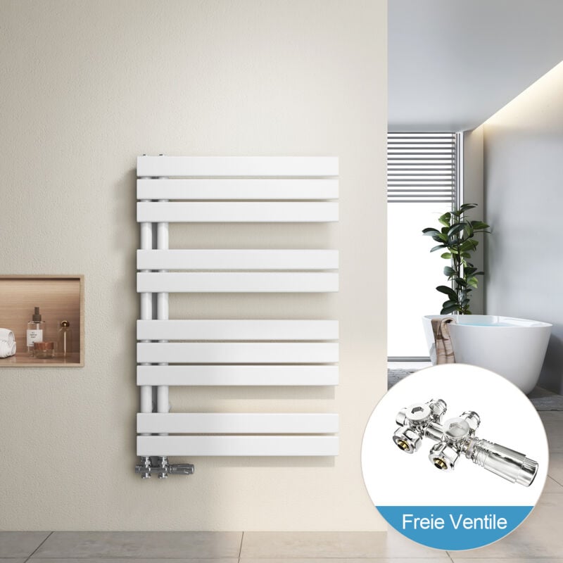 foto del prodotto radiatore da bagno e scaldasalviette valvole bianco 90x60cm scaldasalviette cromo valvola heilmetz