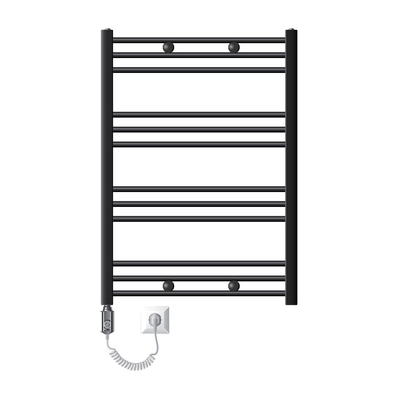 foto del prodotto radiatore elettrico da bagno sahara 750x800 mm antracite acciaio diritto attacco laterale con elemento riscaldante 600 w termostato con display