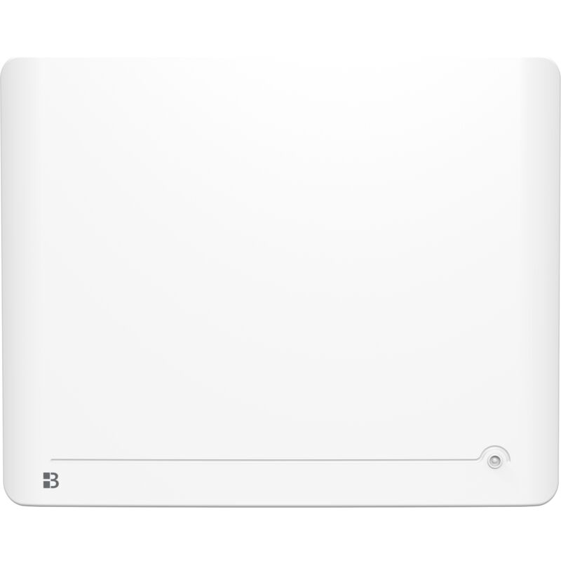 foto del prodotto radiatore elettrico fisso a inerzia secca in ceramica 1500 w plug play con rilevatore di presenza bestherm diane orizzontale bianco senza spina 