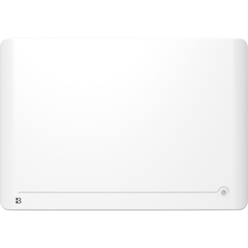 foto del prodotto radiatore elettrico fisso a inerzia secca in ceramica 2000 w plug play con rilevatore di presenza bestherm diane orizzontale bianco senza spina 