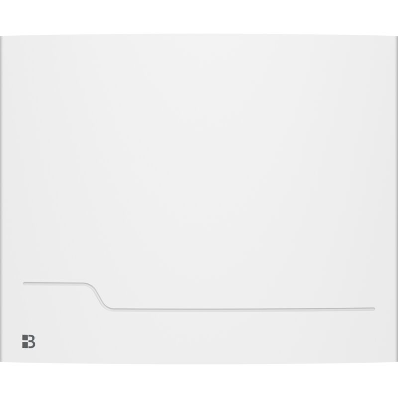 foto del prodotto radiatore elettrico fisso a inerzia secca in ghisa 1000w bestherm zoe orizzontale bianco senza spina 