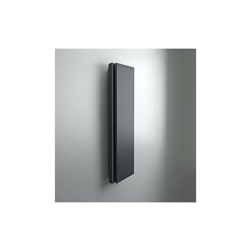 foto del prodotto radiatore elettrico verticale wi fi con luce led 180x45 cm colore grigio antracite radialight icon ico20112 nero opaco