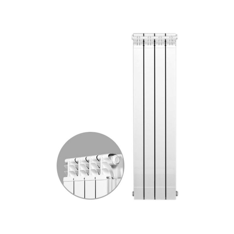 foto del prodotto radiatore in alluminio estruso modello magma i 120 cm 4 elementi watt/elem 228 magma