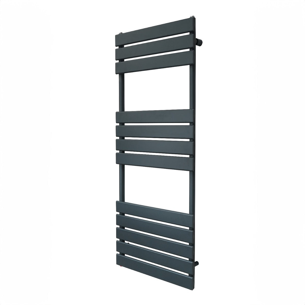 foto del prodotto radiatore per asciugamani design a pannello piatto 1200 x 450 mm per bagno ad incasso grigio antracite