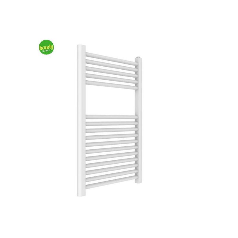 foto del prodotto radiatore termoarredo scaldasalviette bianco con tubolari 25mm modello elvia mm 840x500 watt 414 int.450 magma
