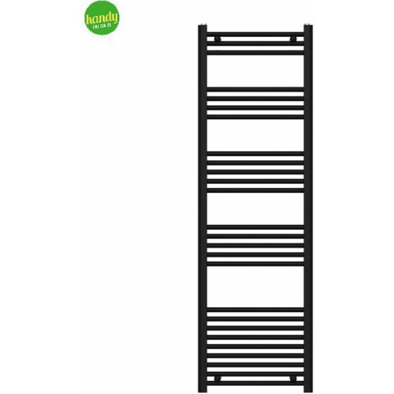 foto del prodotto radiatore termoarredo scaldasalviette nero opaco modello elvia mm 1512x500 watt 738 int.450 magma