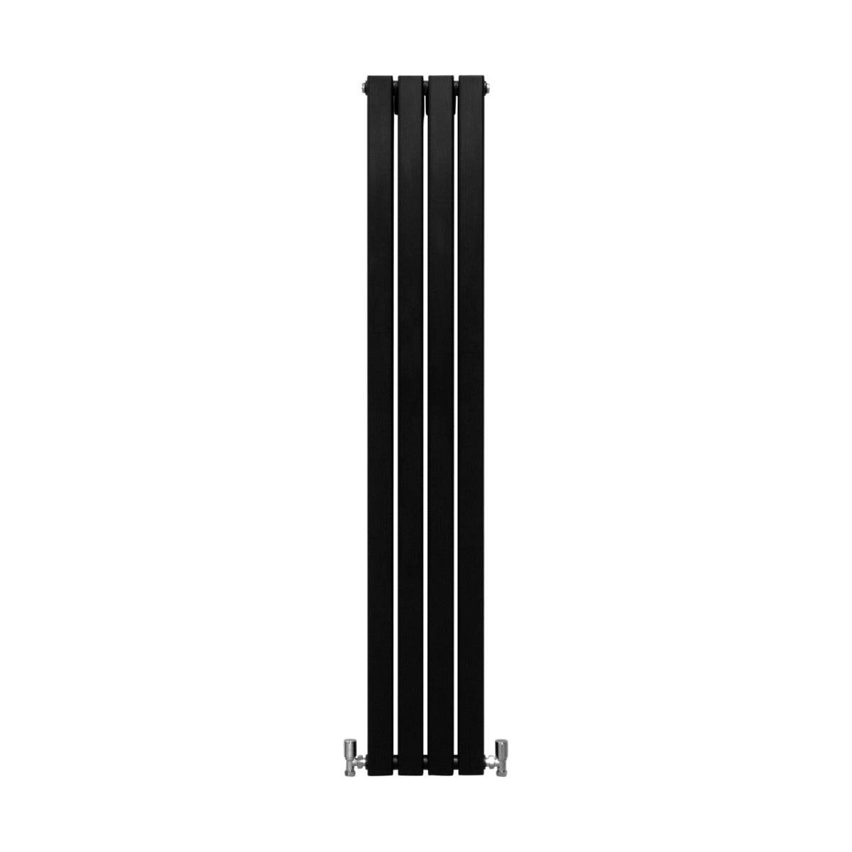 foto del prodotto radiatore termosifone termoarredo design piatto pannello elementi nero opaco