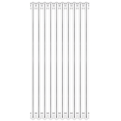 foto del prodotto radiatore tubolare 10 elementi in acciaio 3 colonne scomponibile h66 cm ercos lecco bianco