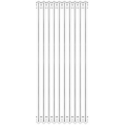 foto del prodotto radiatore tubolare 4 elementi in acciaio 4 colonne scomponibile h180 cm ercos olbia bianco