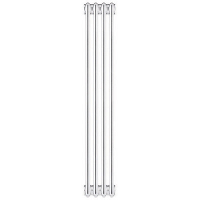 foto del prodotto radiatore tubolare 6 elementi in acciaio 4 colonne scomponibile h200 cm ercos imola bianco