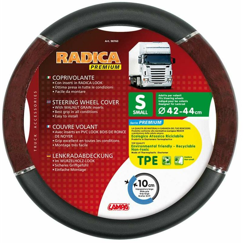 foto del prodotto radica, coprivolante in skeentex - s - d.42/44 cm