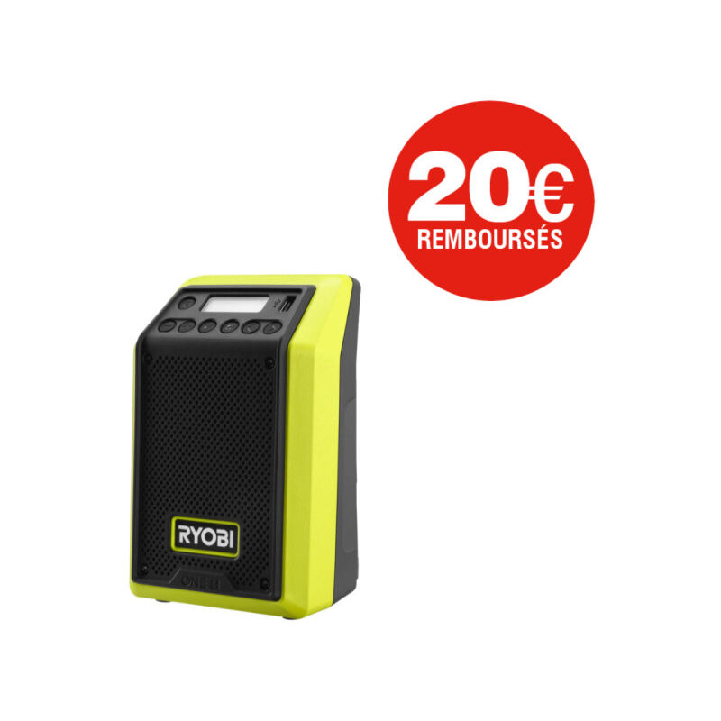 foto del prodotto radio bluetooth ryobi rr18 0 18v one senza batteria o caricatore