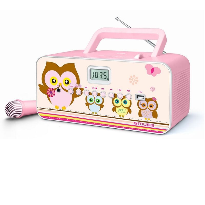 foto del prodotto radio cd rosa m29kp muse