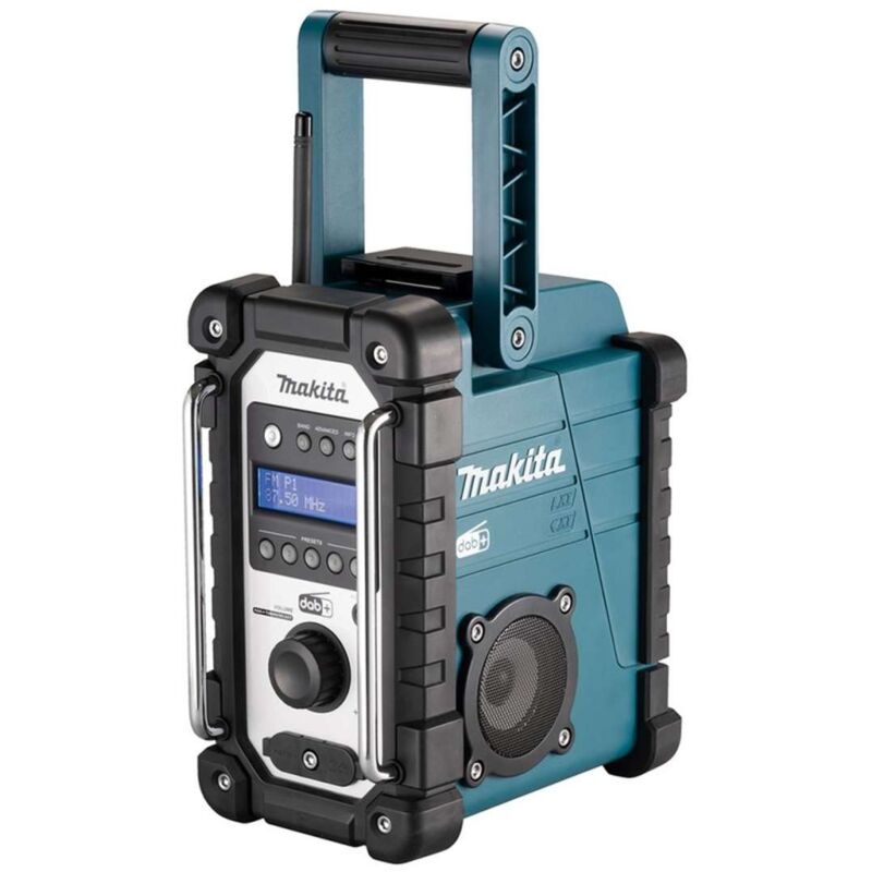 foto del prodotto radio da cantiere, alimentazione a rete e a batteria dmr110n makita