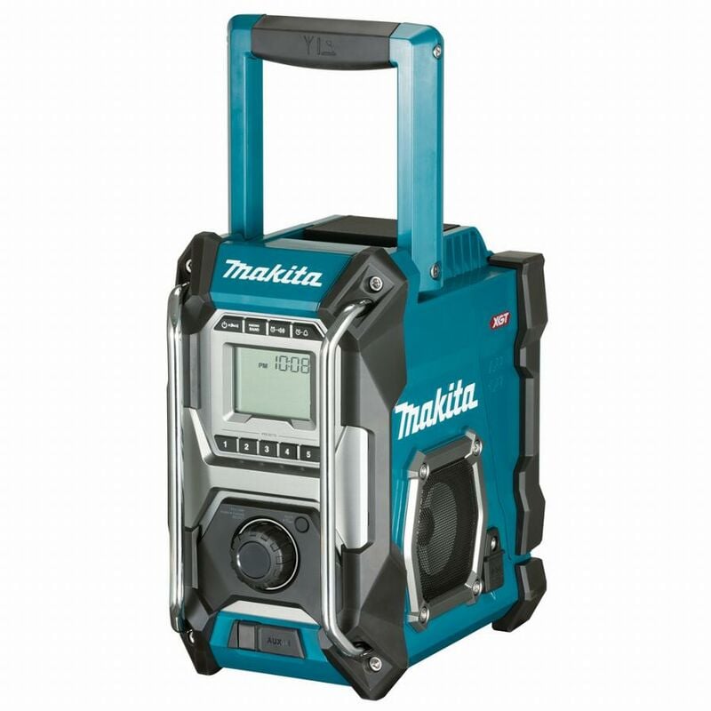 foto del prodotto radio da cantiere makita 12 40v li ion senza batteria o caricabatterie mr001g