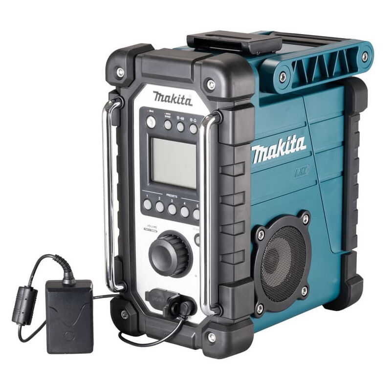 foto del prodotto radio da cantiere makita da 14,4v a 18v senza batteria o caricatore dmr116
