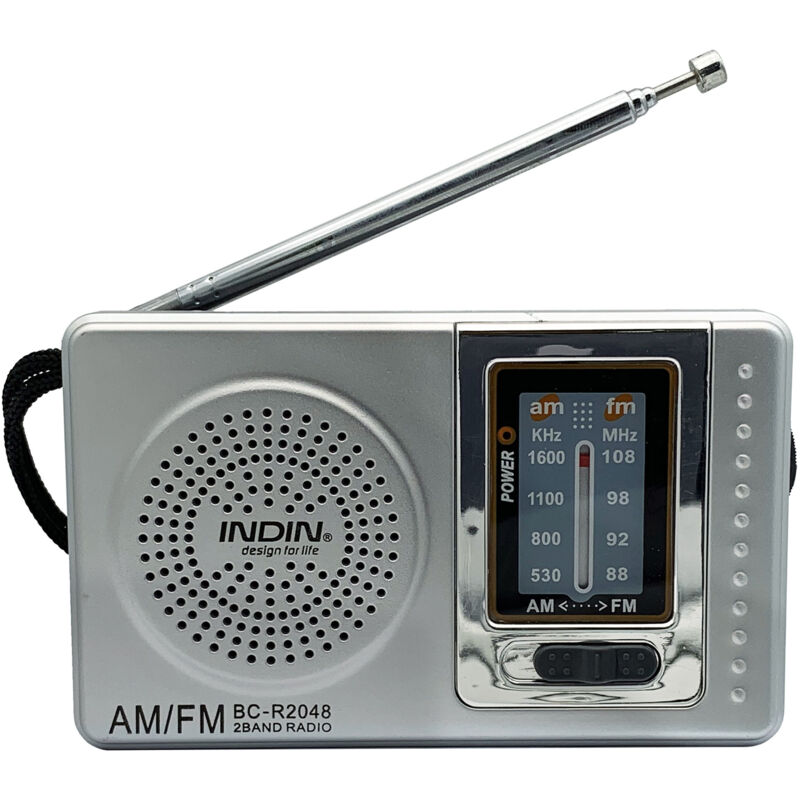 foto del prodotto radio fm portatile mini am fm radio portatile multifunzione antenna telescopica portatile world