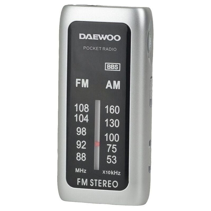 foto del prodotto radio portatile daewoo dw1129 argento
