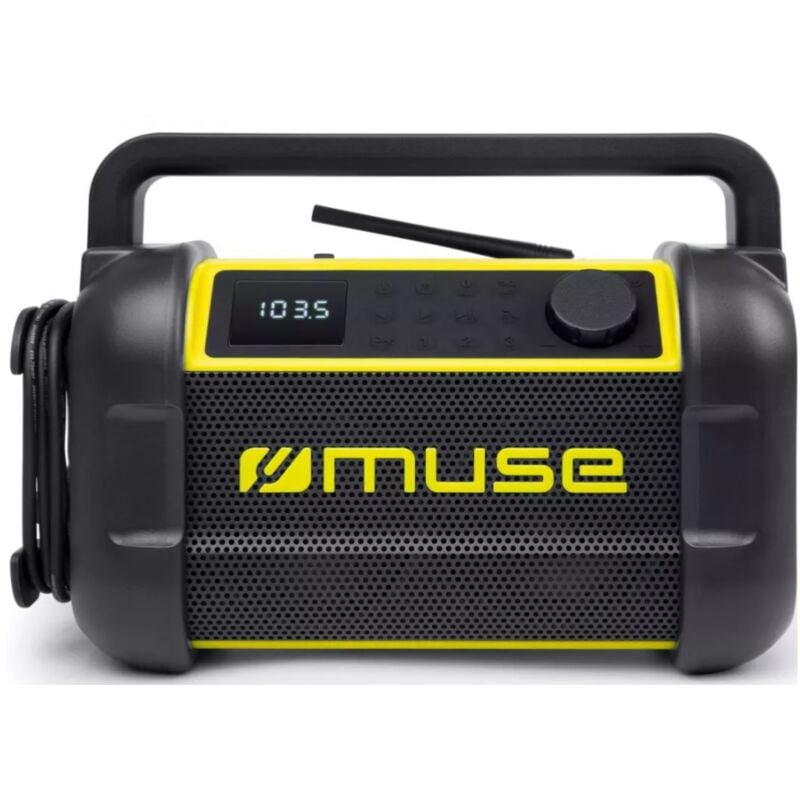 foto del prodotto radio portatile gialla nera m 928bty muse