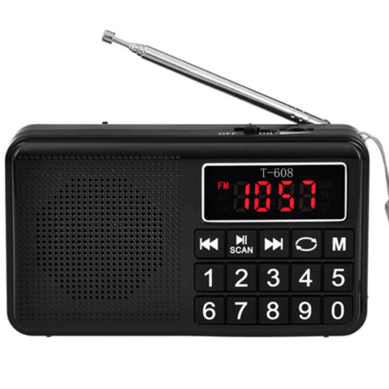 immagine 0 del prodotto radio portatile radio fm con batteria ricaricabile ad alta capacit , supporto per lettore mp3 lablanc